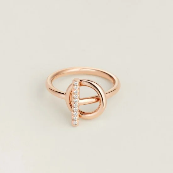 HERMES∽Bague Echappee PMエシャぺ ダイア.∽.パリ本店速達..☆ Hermes, Echappee, diamond, ring